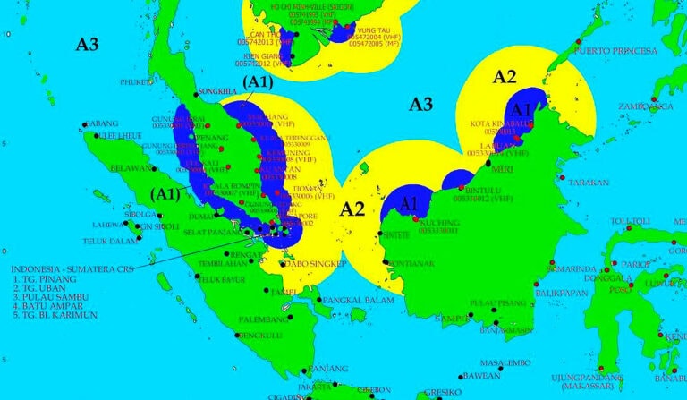 Figure 5 Malaysian GMDSS coverage