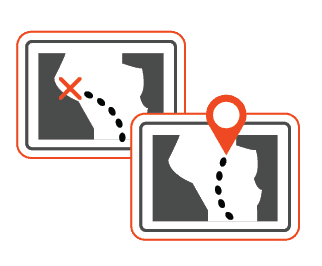 Changes of routes symbol