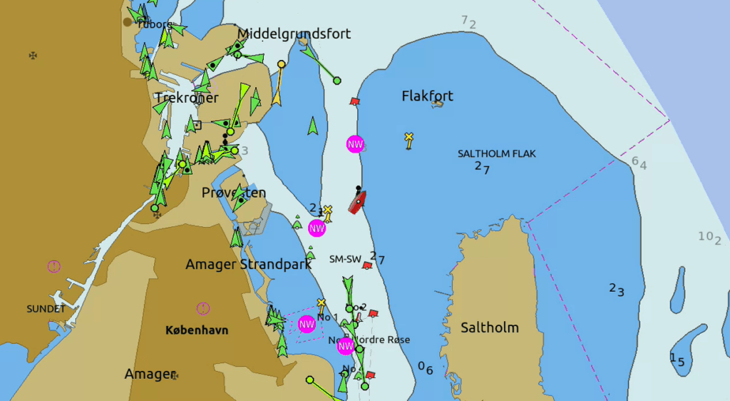 REDESIGN OF Navigational Warnings (S-124) 1 OpenCPN Oeresund