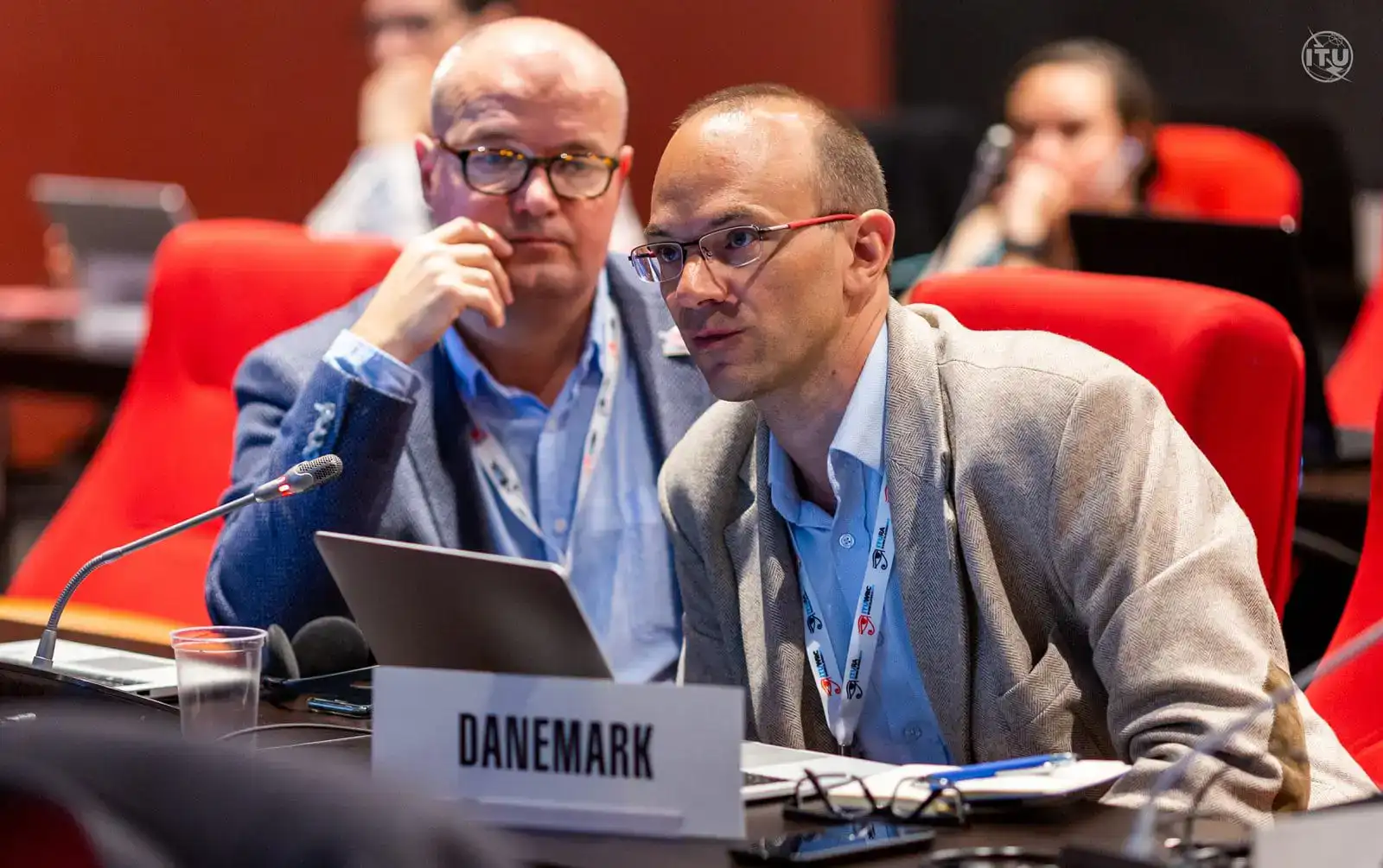 Stefan Pielmeier Cofounder of Sternula attending the ITU WRC19